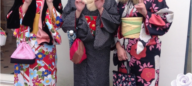 本日花魁体験もして頂きました♪ 本日花魁体験もして頂きました♪