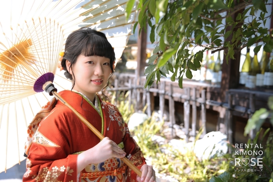 写真:京都・八坂庚申堂や八坂の塔で成人式振袖持ち込みロケーション撮影