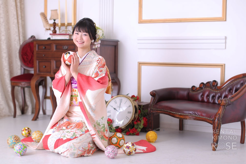 写真:振袖持込スタジオ撮影
