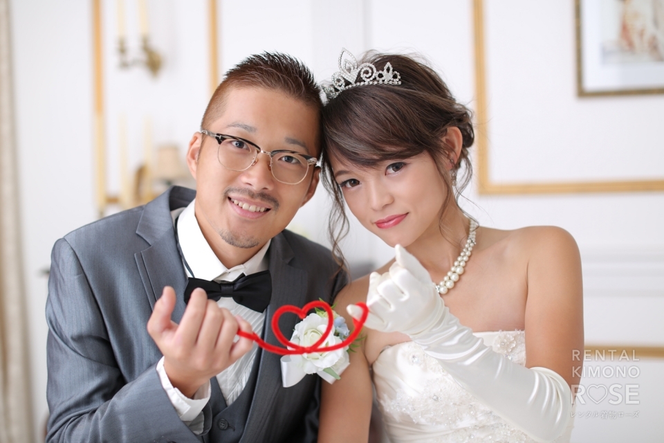 写真:早くも大人気!ドレス前撮り婚礼スタジオ撮影サンプル