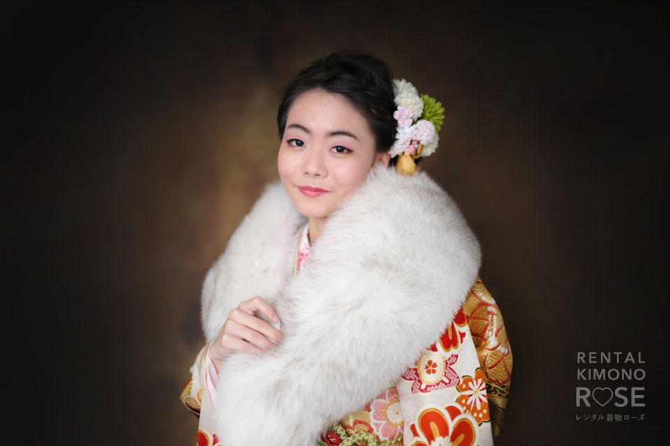 写真:成人式振袖前撮り撮影