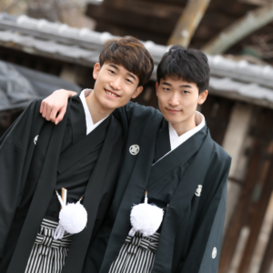 写真:2023年度成人式当日羽織袴レンタル!宅配・持込着付け対応