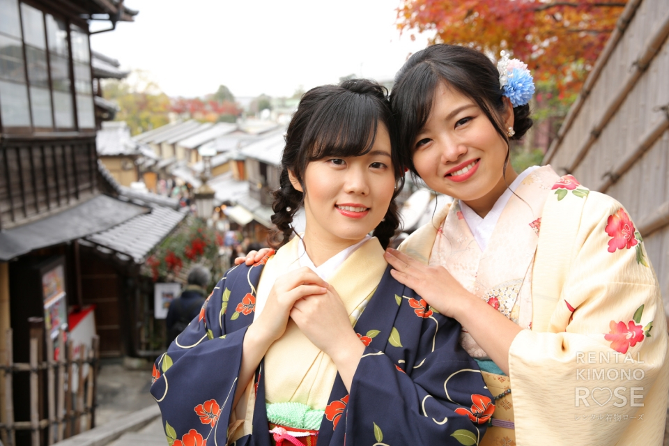 京都・東山の二年坂（二寧坂）