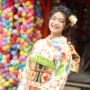 写真：十三参り用のレンタル着物「十三参りプラン」登場