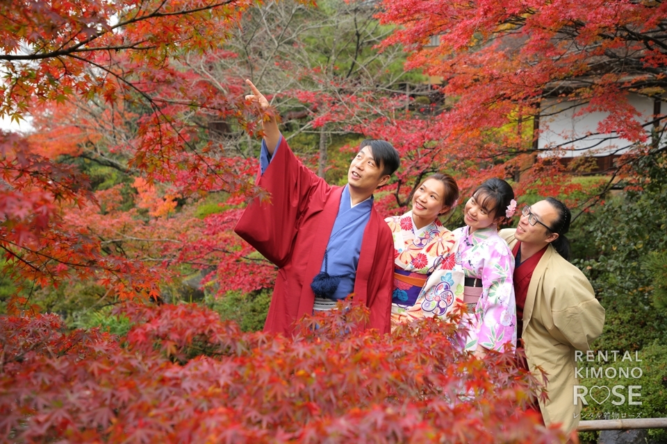 京都・東山の紅葉シーズン