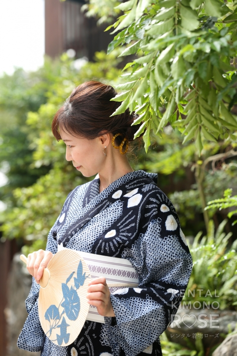 浴衣 有松絞り 未使用 - 水着