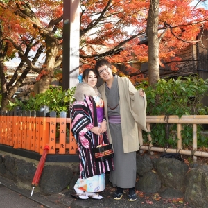 写真:11月紅葉シーズンのロケーション撮影、ご予約はお早めに!