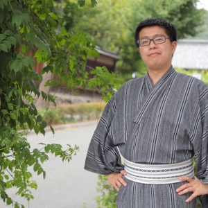 写真:男性浴衣プランで散策☆
