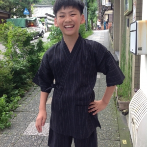 写真：かわいい男の子には甚平がオススメ⭐️