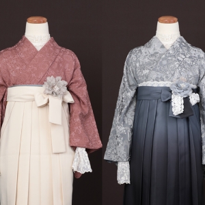 写真：カジュアル袴をレトロアンティークに！レースアレンジ追加