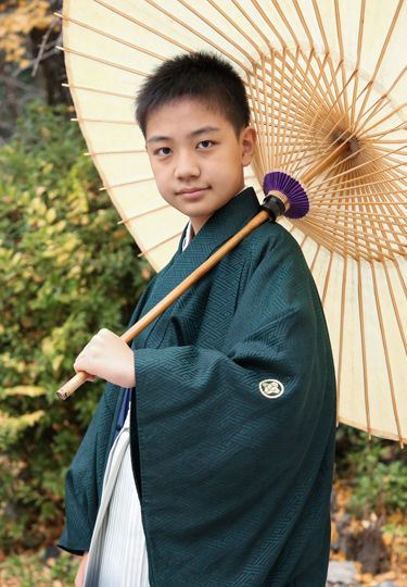 写真：小学生用男児羽織袴