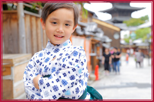 写真：お子さま浴衣プラン