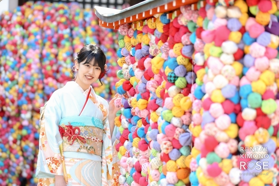 写真:京都・東山にてお母様と振袖+卒業袴で成人式ロケ撮影