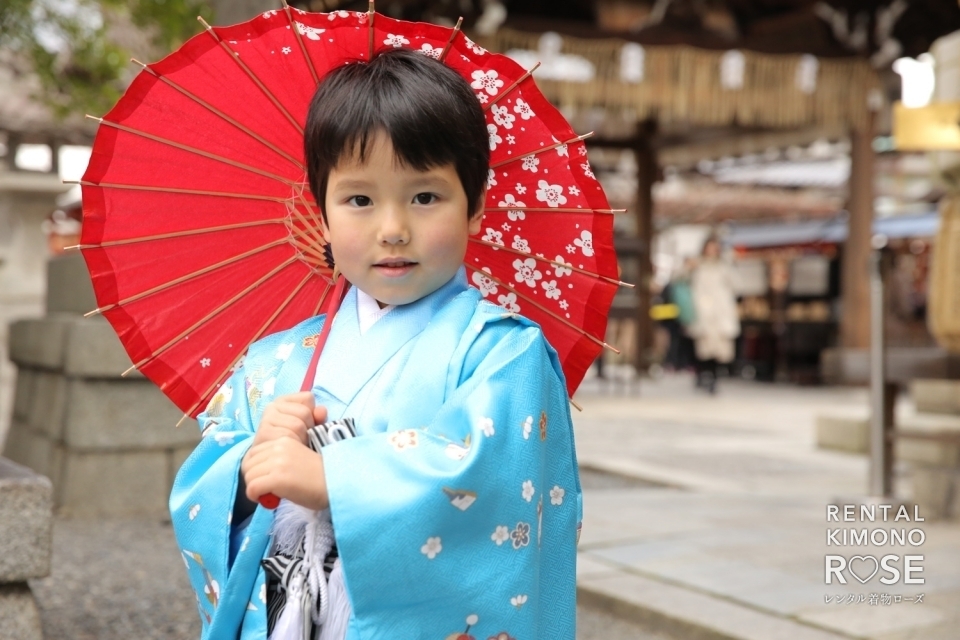 写真:京都・八坂庚申堂や八坂の塔で七五三ご家族様ロケーション撮影
