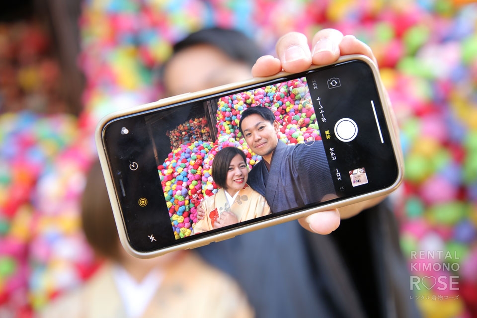 写真:アンティーク着物プランで京都東山ロケーション撮影