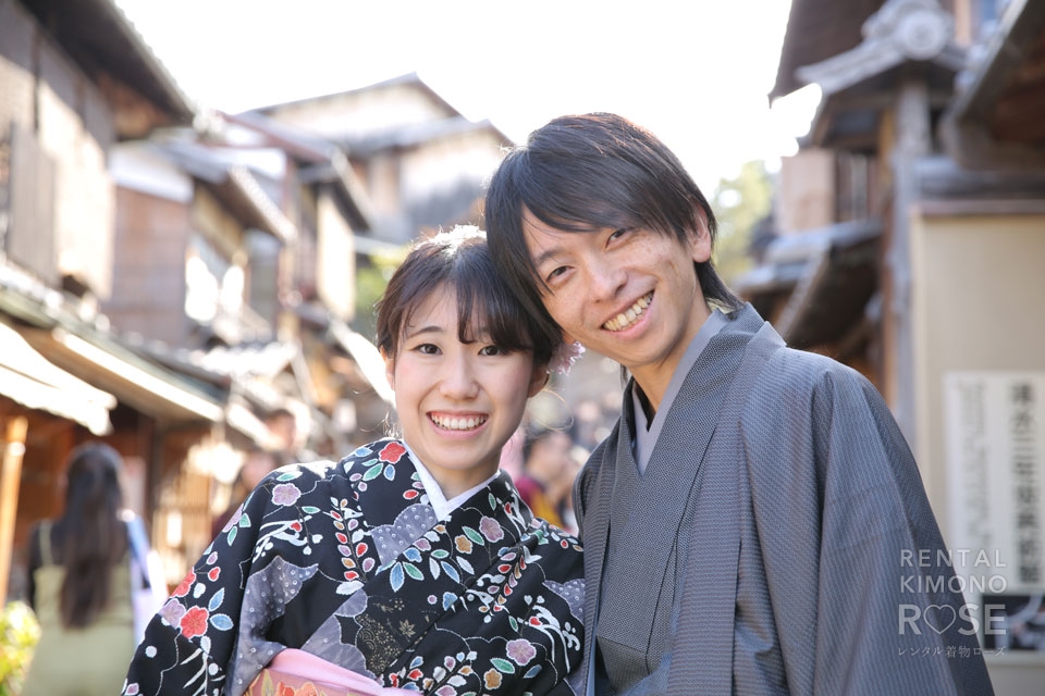 写真:二人で散策、京都東山をロケーション撮影で記念に!
