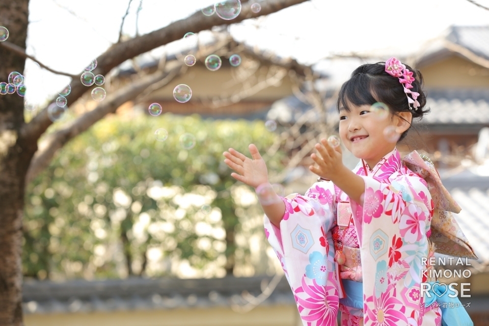 写真:紅葉の京都・高台寺公園や八坂庚申堂で七五三ロケーション撮影
