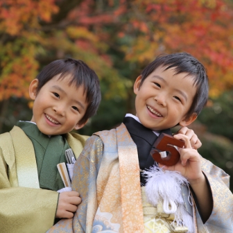 写真：粟田神社さんで七五三ロケーション撮影