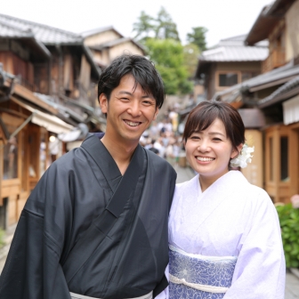 写真：夏の東山を２人で散策ロケーション撮影♡