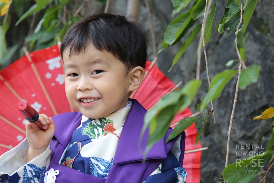写真:京都東山で家族みんなで七五三ロケーション撮影