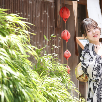 写真：振袖お持ち込みで八坂庚申堂ロケ＆スタジオ成人式前撮り