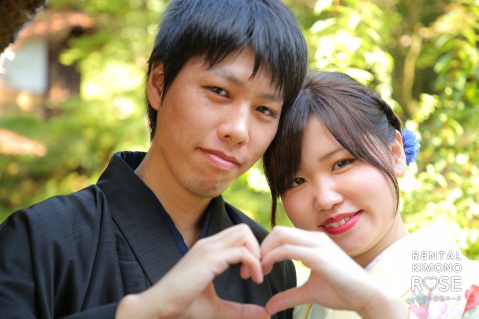 写真：二尺袖で艶やかに美しく！仲良し京都旅ロケ撮影