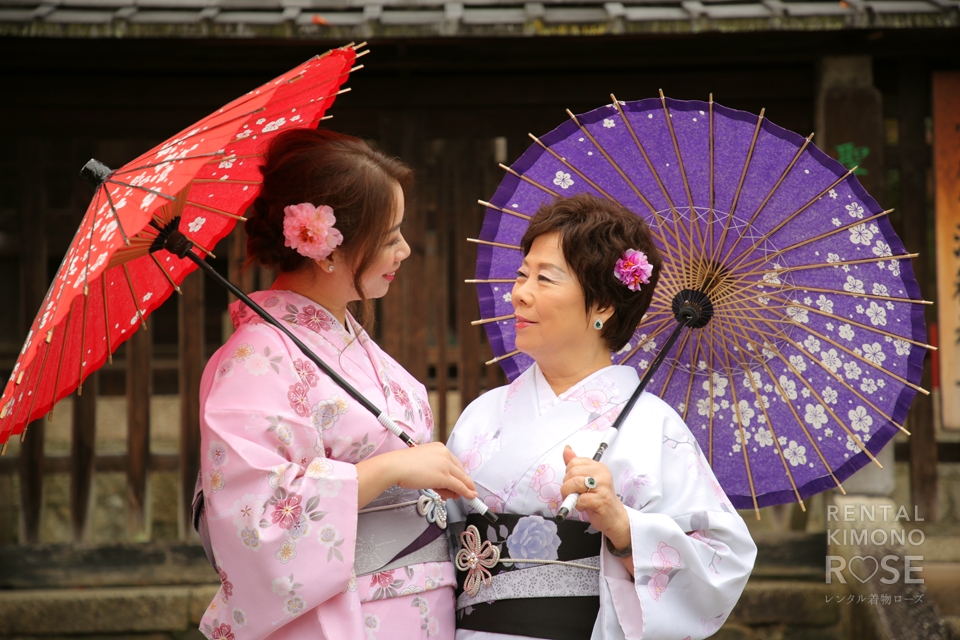 写真：香港から母娘二人の着物京都旅をロケ撮影