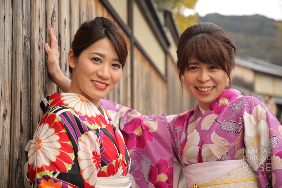 写真：艶やかに着物姿で京都観光女子旅！ロケ撮影