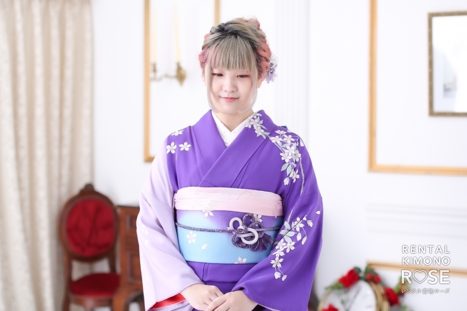 写真:京都・八坂庚申堂とスタジオにてお持ち込みの振袖で成人式撮影