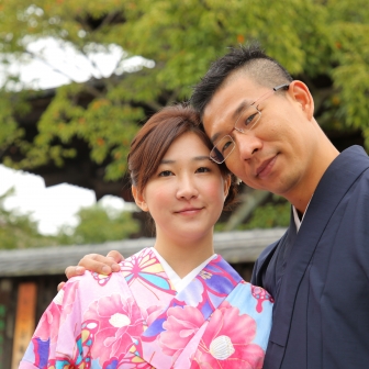 写真：台湾からのラブラブ新婚カップル様と幸せロケ撮影