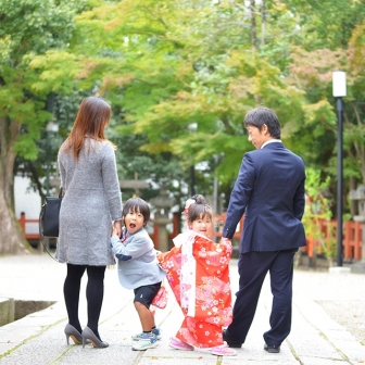 写真：ご家族で七五三の撮影