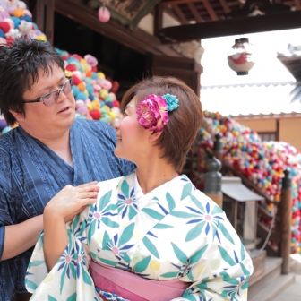 写真：結婚一周年記念旅行・京都東山でロケ撮☆