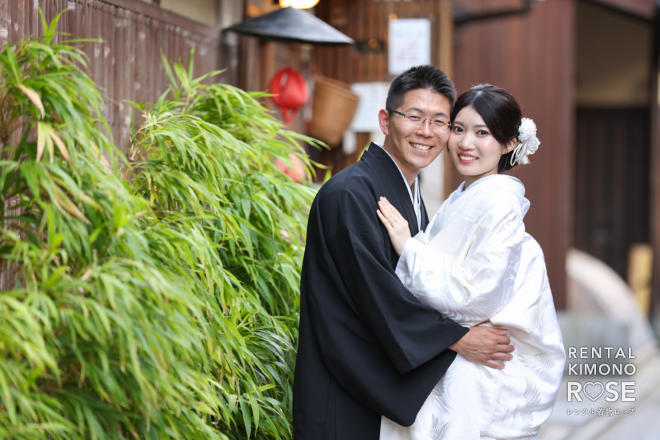 写真:白無垢と羽織袴の婚礼衣装レンタル・着付け・ヘアセット