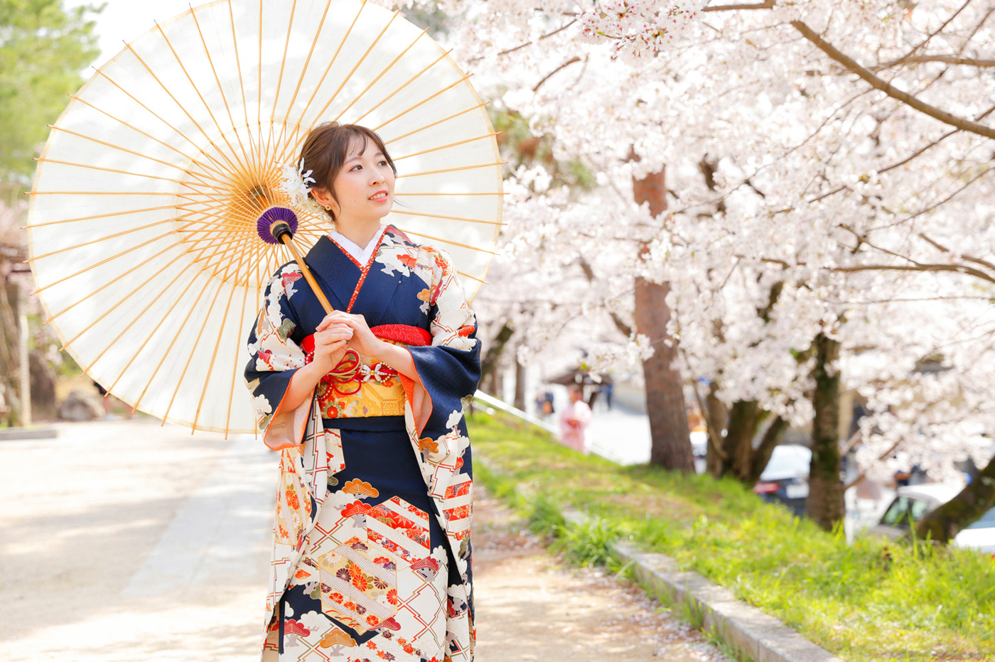 写真：成人式振袖撮影