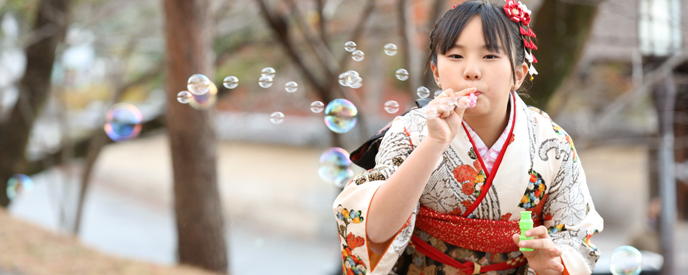 写真：ハーフ成人式撮影