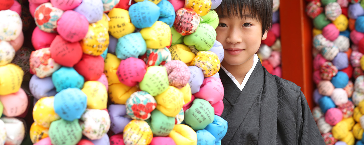 写真：ハーフ成人式撮影