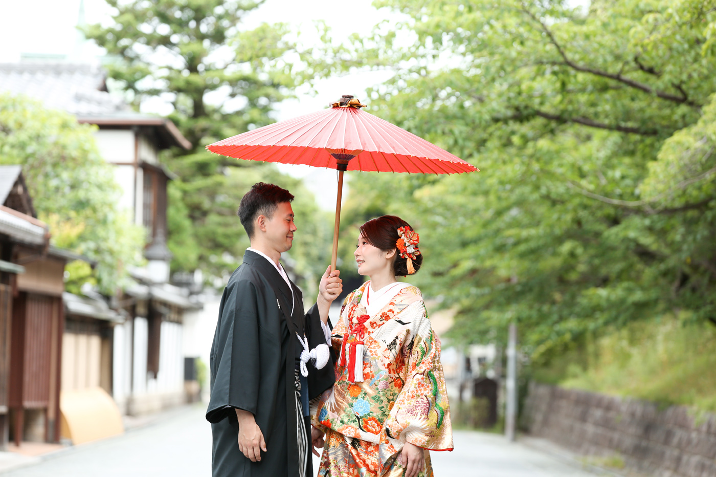 写真：和装前撮り婚礼撮影