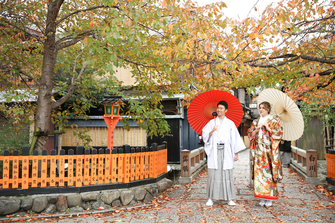 写真：和装前撮り婚礼撮影