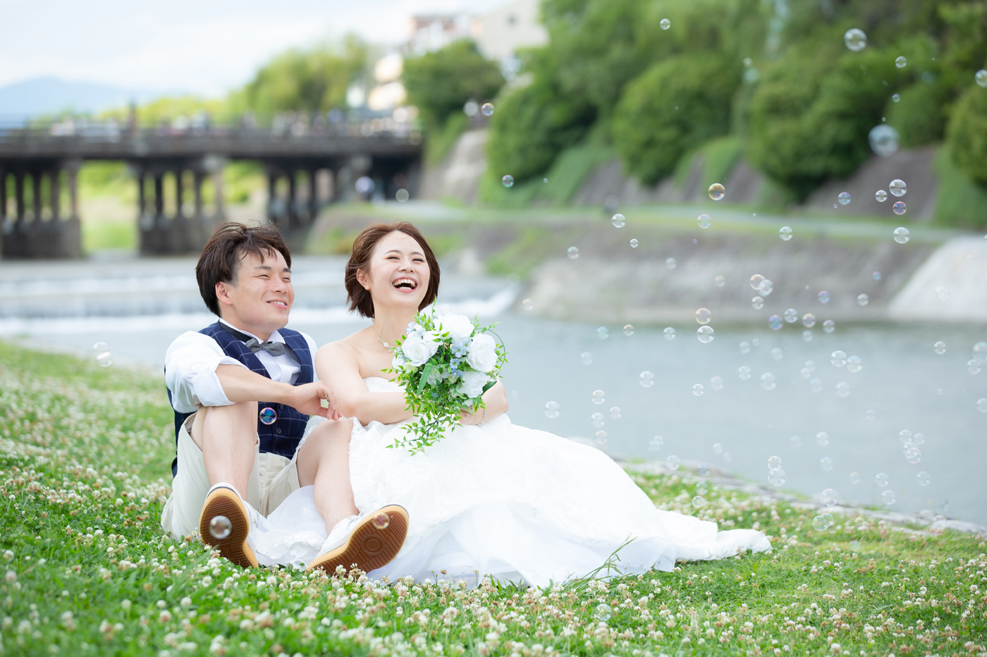 写真：ドレス前撮り婚礼撮影