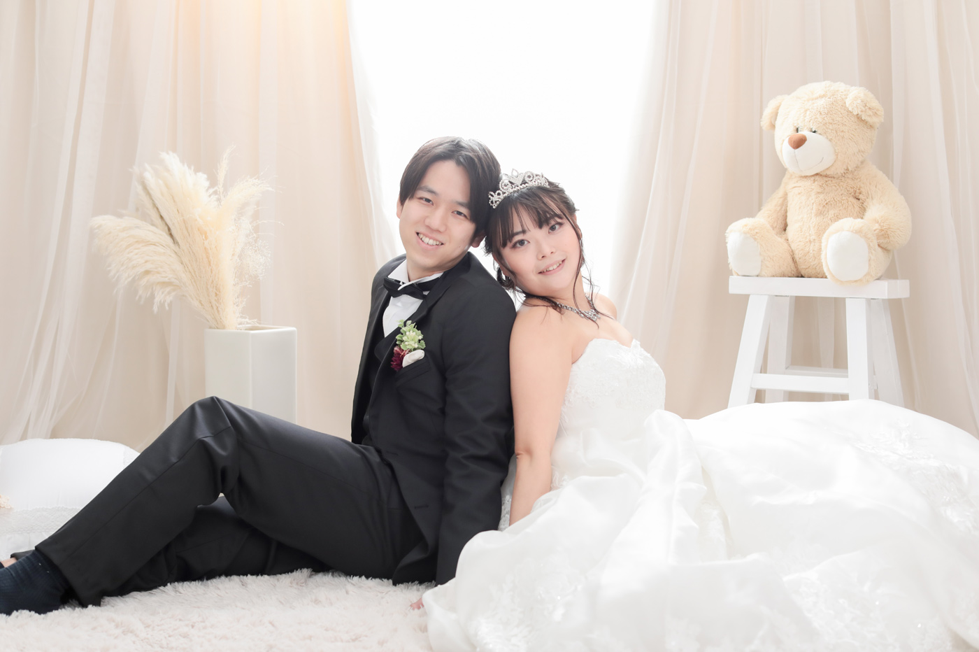 写真：ドレス前撮り婚礼撮影