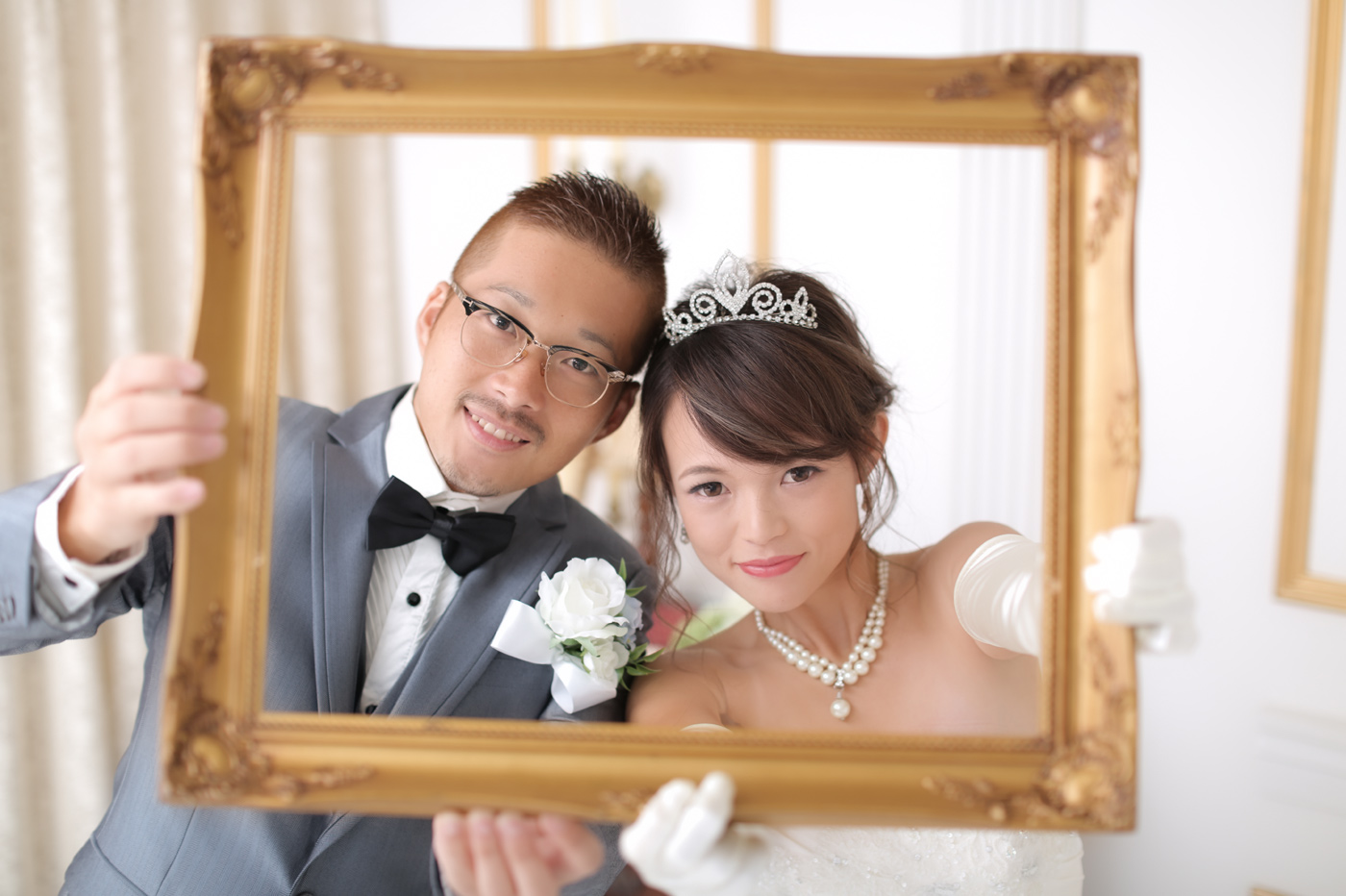 写真：ドレス前撮り婚礼撮影